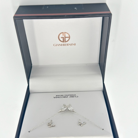Giani Bernini2-Pc. Set Cubic Zirconia Butterfly Pendant Necklace & Earrings - Picture 10 of 10
